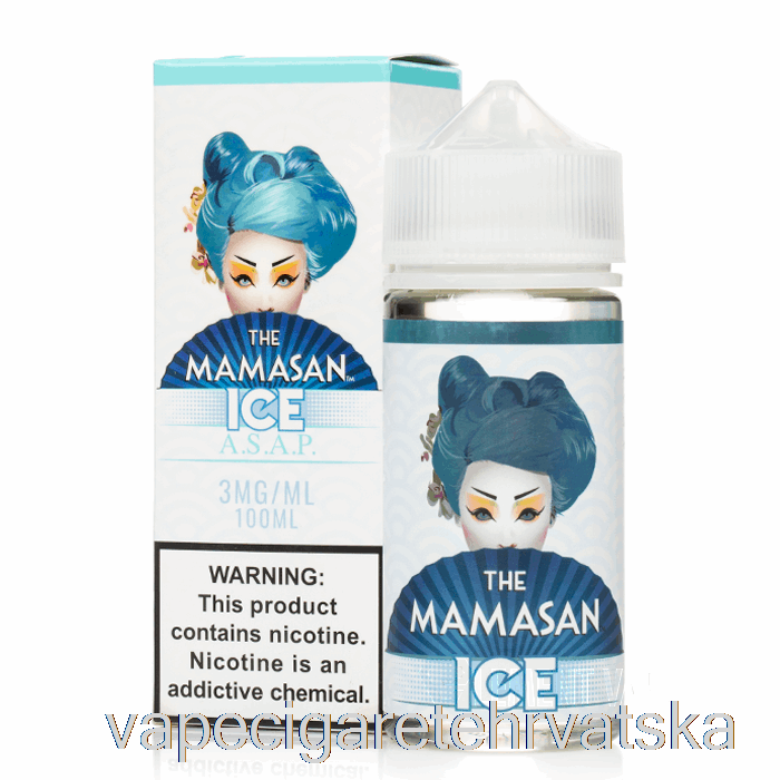 Vape Cigarete Ice Asap - Mamasan E-tekućina - 100ml 0mg